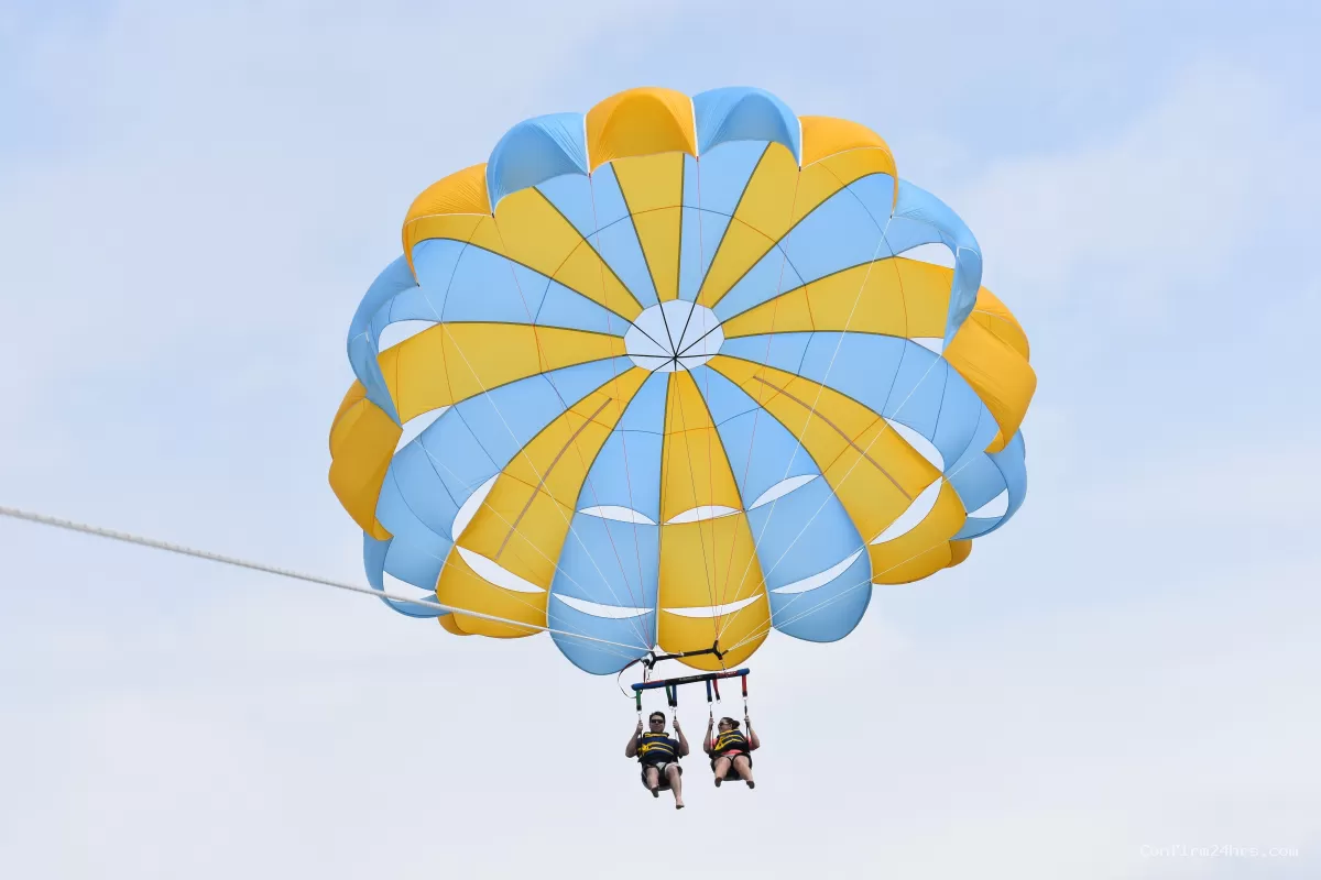 Parasailing at North Bay
